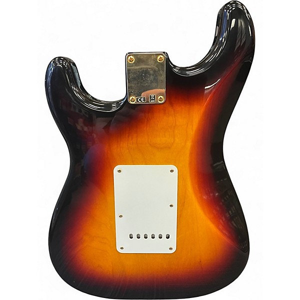 Used Fender Deluxe Player's Stratocaster 3 Color Sunburst Solid Body Electric Guitar