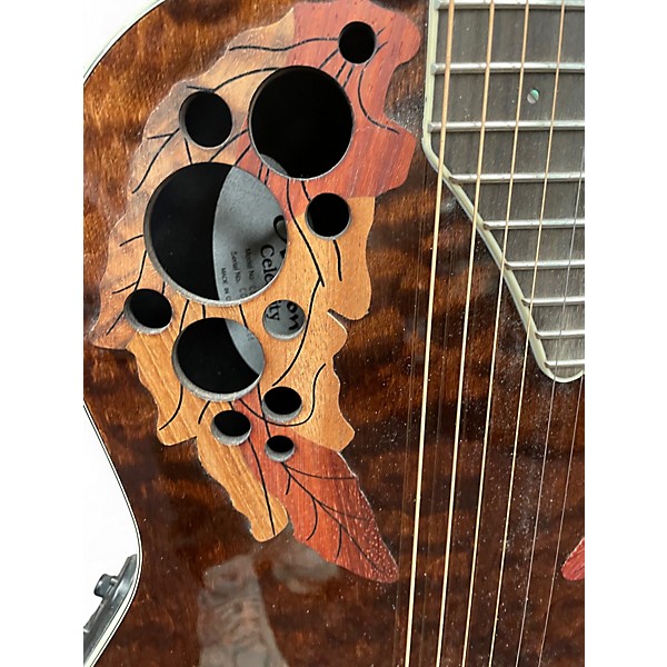 Used Ovation CELEBRITY CE48P DARK TIGER EYE Acoustic