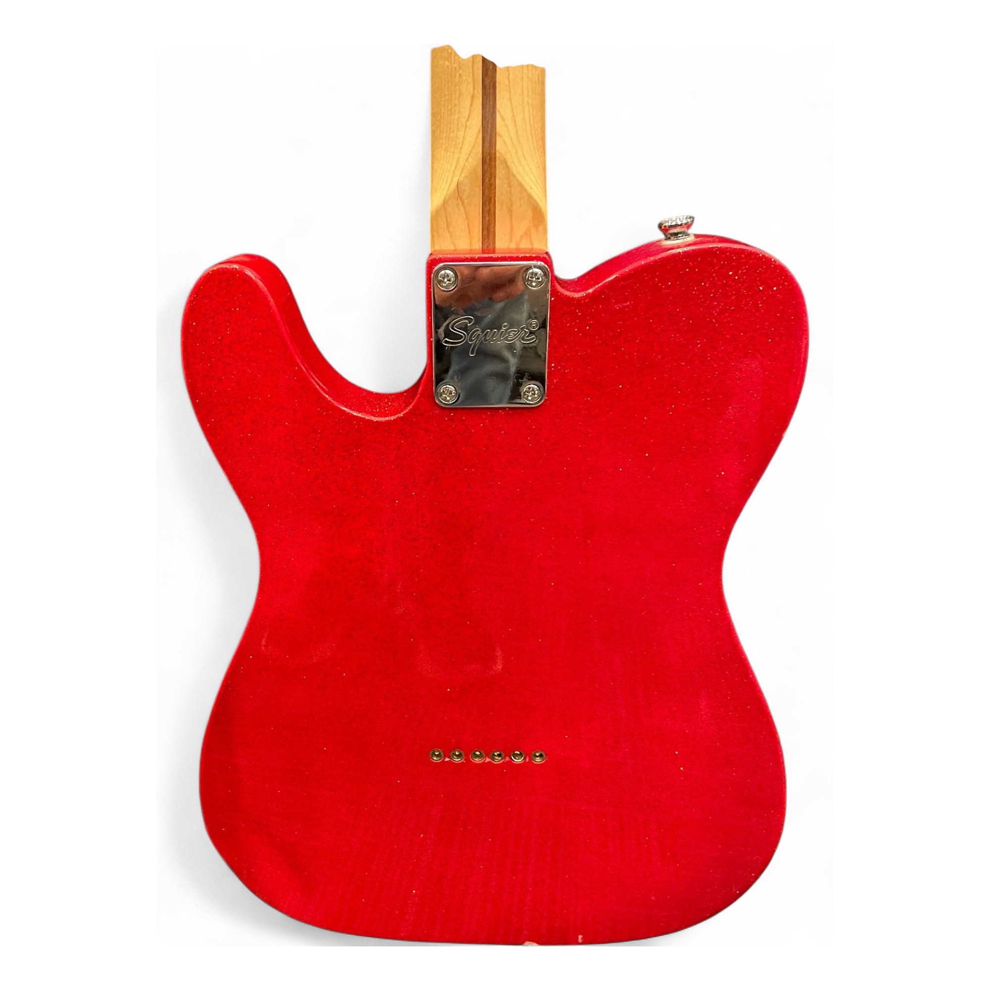 Used Squier Affinity Telecaster red sparkle Solid Body