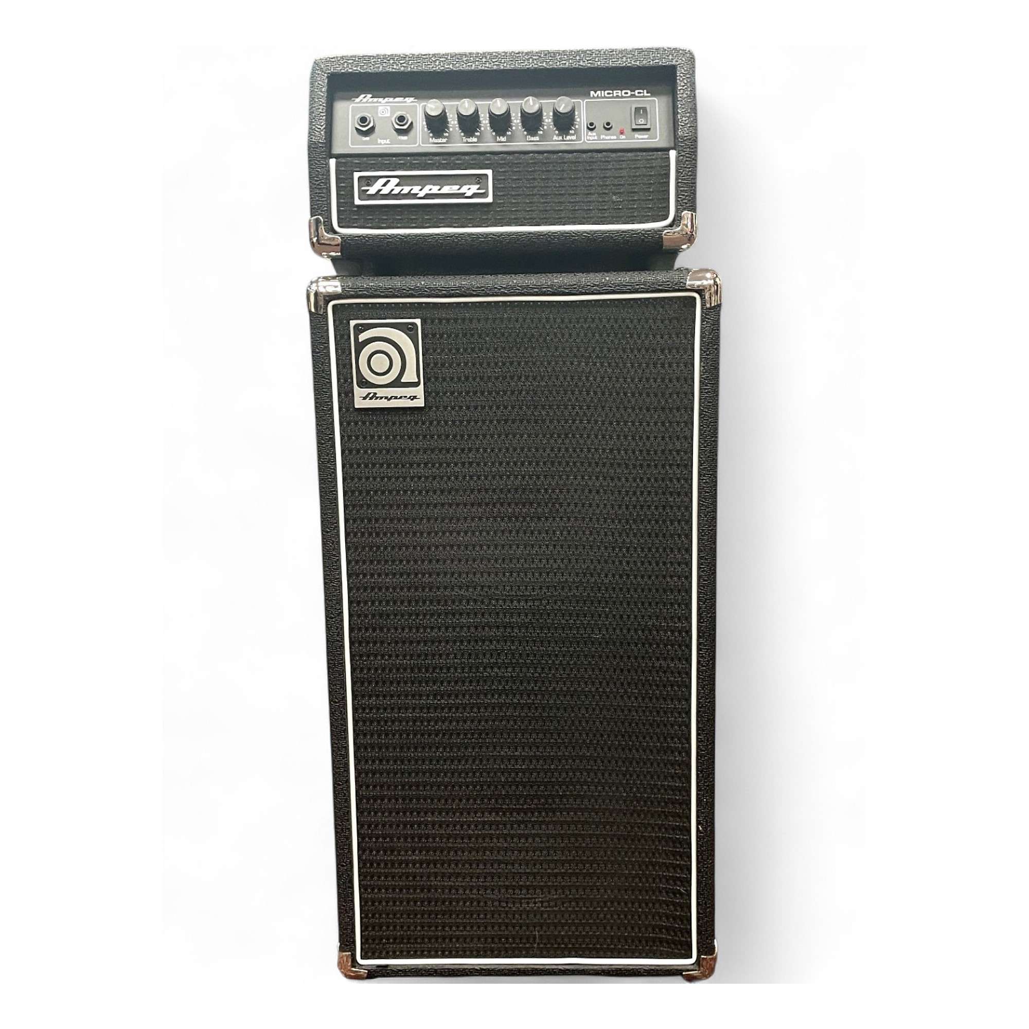 ベース Ampeg Micro-CL Ampeg Micro-CL 2 x 10-inch 100-watt Bass Stack | Sweetwater