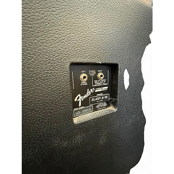Used Fender Slant 412 Stereo Ready Guitar Cabinet