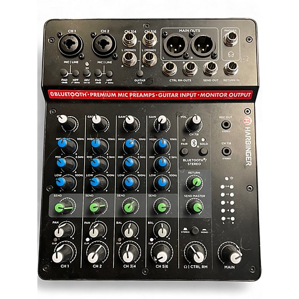 Used Harbinger LV8 Unpowered Mixer