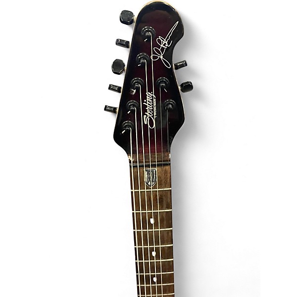 Used Sterling by Music Man JP70 John Petrucci Signature RED BURST Solid Body Electric Guitar