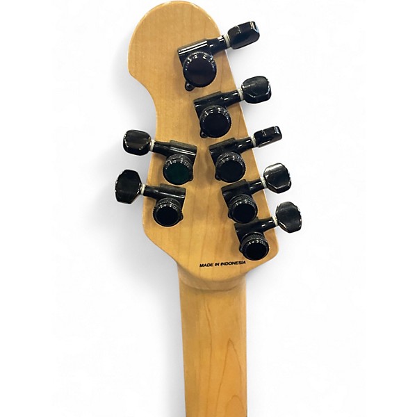 Used Sterling by Music Man JP70 John Petrucci Signature RED BURST Solid Body Electric Guitar