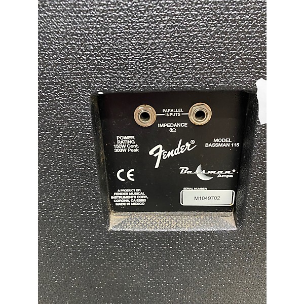 Used Fender Bassman 115 Bass Cabinet