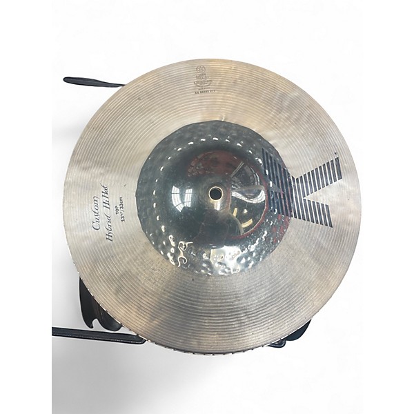 Used Zildjian 13.25in K Custom Hybrid Hi Hat Pair Cymbal