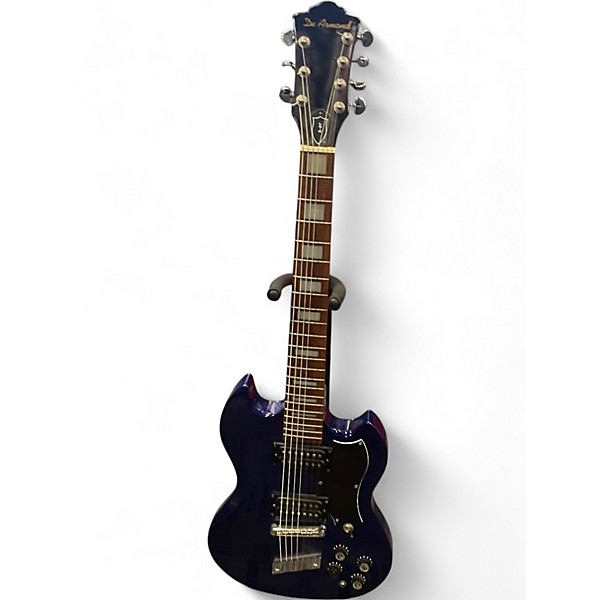 Used De Armond S-67 MOON BLUE Solid Body Electric Guitar