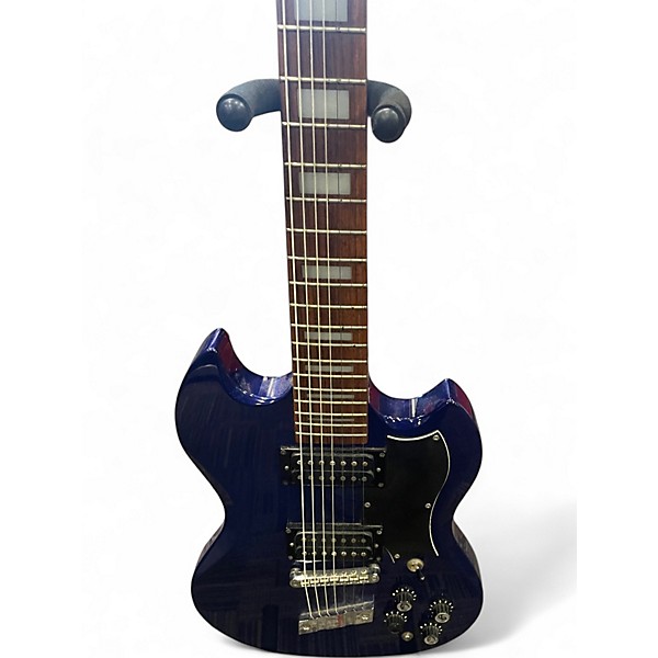 Used De Armond S-67 MOON BLUE Solid Body Electric Guitar