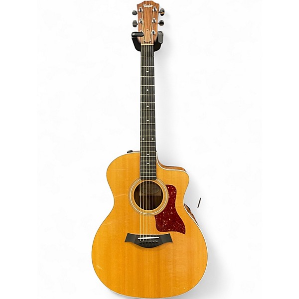 Used Taylor 214CE Deluxe Natural Acoustic Electric Guitar