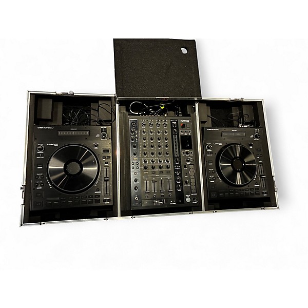 Used Denon DJ X1800 Prime Mixer and 2 LC6000 Prime Platters DJ Package