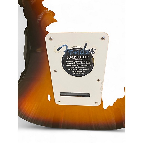 Used Fender STRATOCASTER LEFT HANDED  SUN BURST  Solid Body Electric Guitar