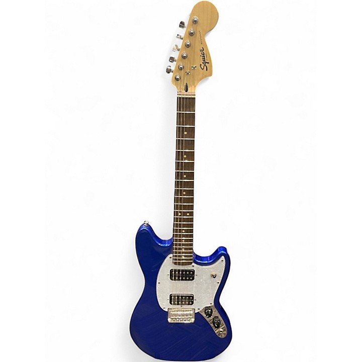 SquierBullet Mustang HHのカスタム Used Squier Bullet Mustang HH Blue Solid Body Electric