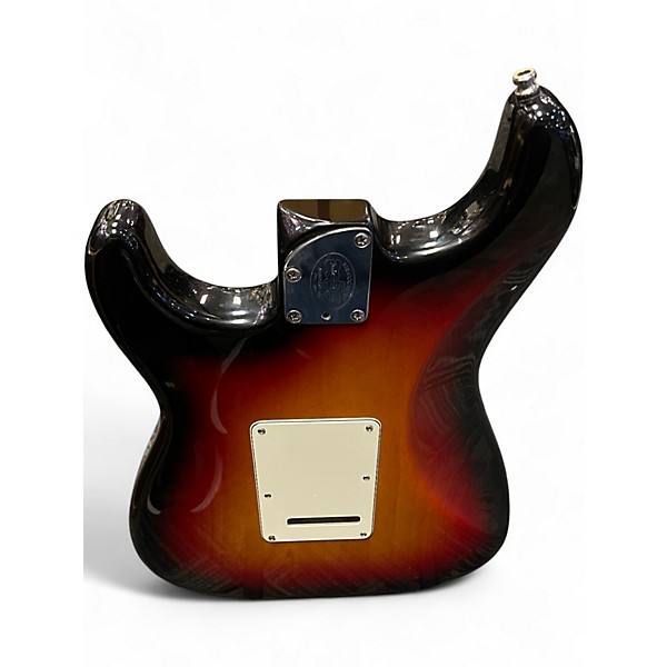 Used Fender American Deluxe Stratocaster 3 Tone Sunburst Solid Body Electric Guitar