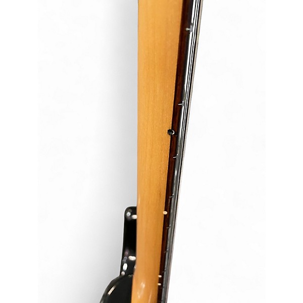 Used Fender American Deluxe Stratocaster 3 Tone Sunburst Solid Body Electric Guitar