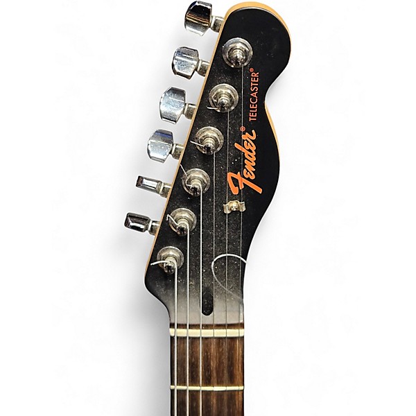 Used Fender FSR Telecaster Black Solid Body Electric Guitar