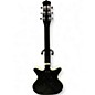 Used Dan Electro NOS+ Black and White Solid Body Electric Guitar