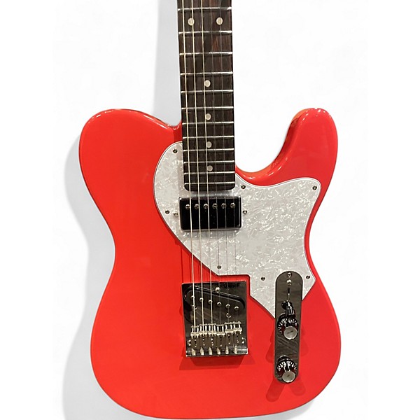 Used Seventh Day Guitars Telecaster Style Salmon Solid Body Electric Guitar