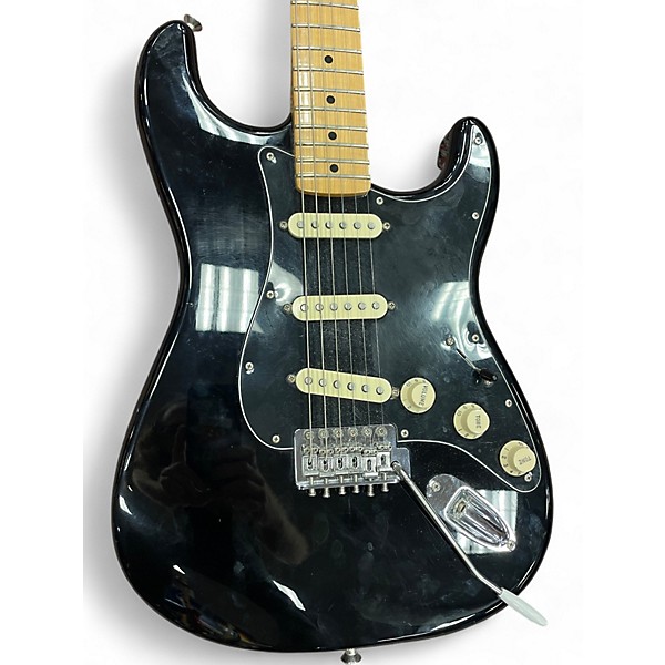 Used Fender FSR Standard Stratocaster BLACK Solid Body Electric Guitar