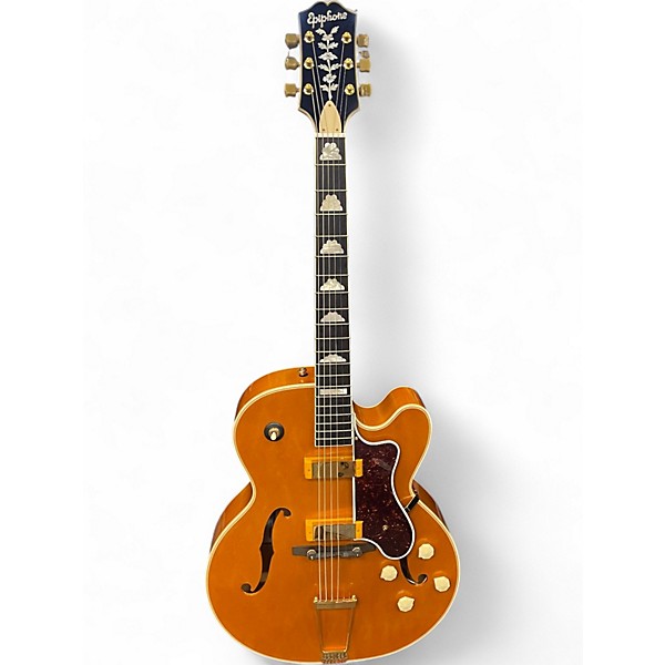 Used Epiphone 150th anniversary zephyr deluxe regent Natural Hollow Body Electric Guitar