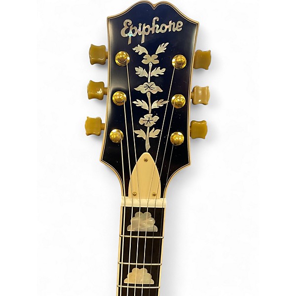 Used Epiphone 150th anniversary zephyr deluxe regent Natural Hollow Body Electric Guitar