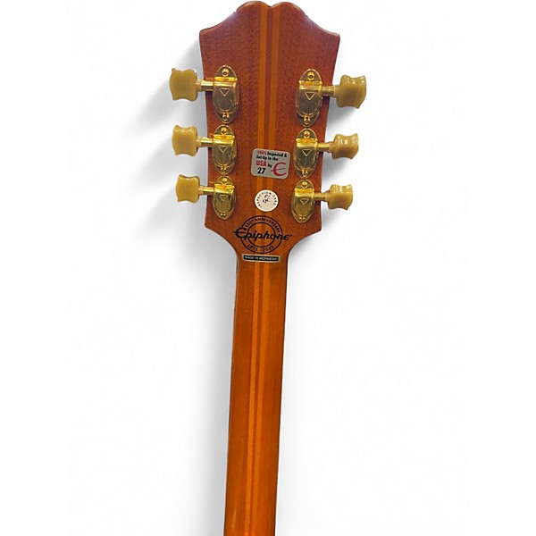 Used Epiphone 150th anniversary zephyr deluxe regent Natural Hollow Body Electric Guitar