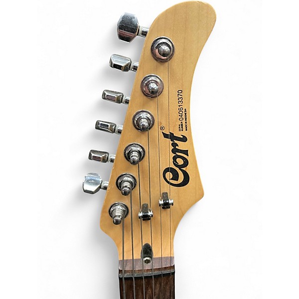 Used Cort Strat Style Navy Solid Body Electric Guitar