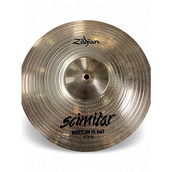 Used Zildjian 14in Scimitar Hi Hat Pair Cymbal