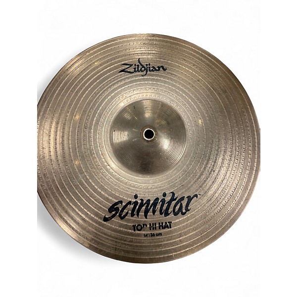 Used Zildjian 14in Scimitar Hi Hat Pair Cymbal
