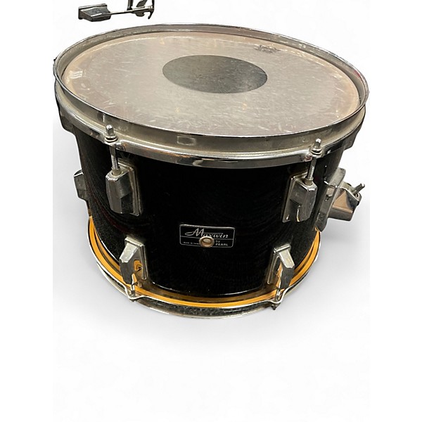 Used Maxwin By Pearl 5 Piece Maple Black Drum Kit