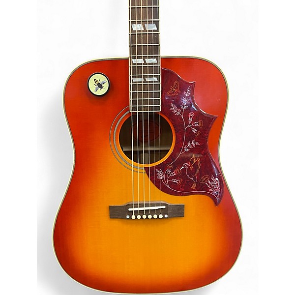 Used Epiphone INSPIRED BY HUMMINGBIRD SUNBURST Acoustic Electric Guitar