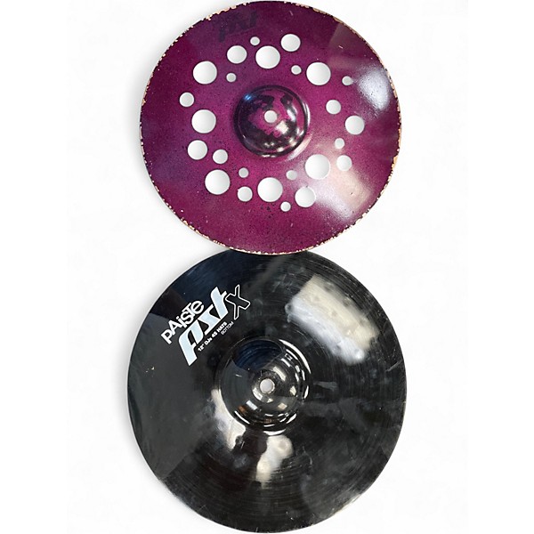 Used Paiste 12in pstx DJs 45 Hats Pair Cymbal