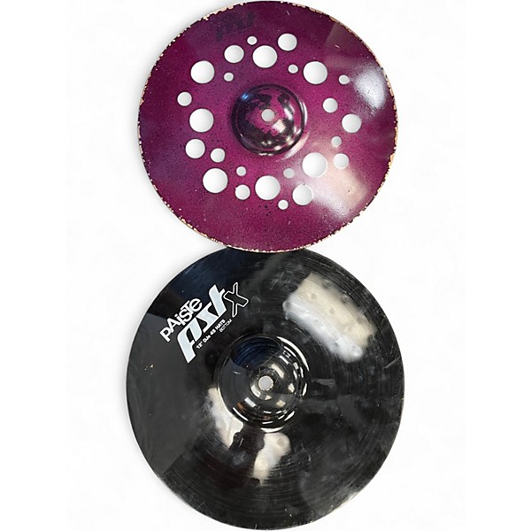 Used Paiste 12in pstx DJs 45 Hats Pair Cymbal