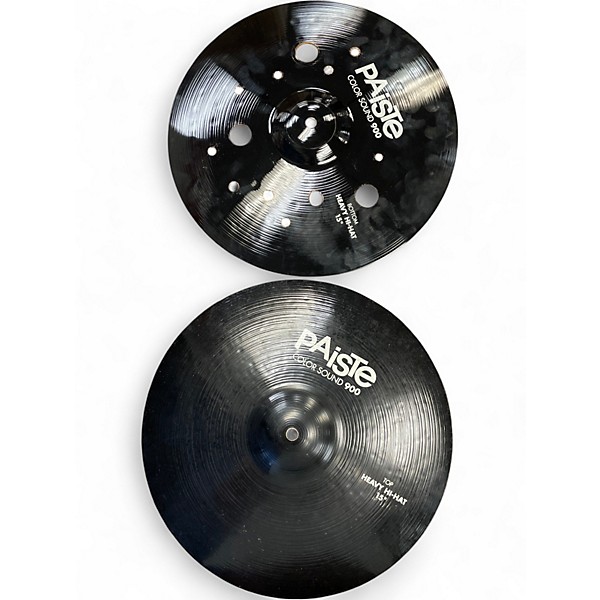 Used Paiste 15in Color Sound 900 Heavy Bottom Hi-Hat Pair Cymbal