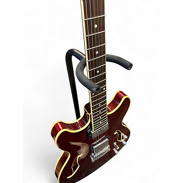 Used Ibanez AS73 Artcore Transparent Cherry Red Hollow Body Electric Guitar
