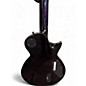 Used ESP LTD EC100QM LEFT HANDED SEE THRU PURPLE Solid Body Electric Guitar