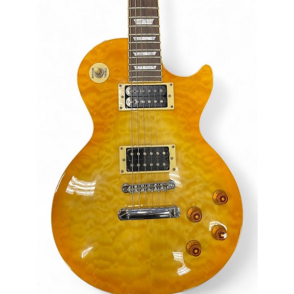 Used Epiphone Les Paul Classic Lemonburst Solid Body Electric Guitar