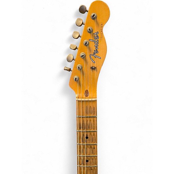 Used 2008 Fender 1950's Heavy Relic Telecaster Sunburst Solid Body Electric Guitar