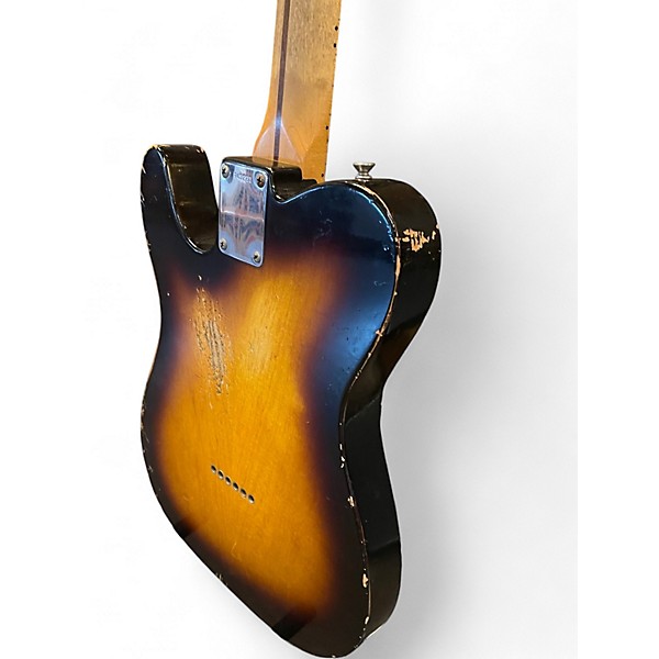 Used 2008 Fender 1950's Heavy Relic Telecaster Sunburst Solid Body Electric Guitar