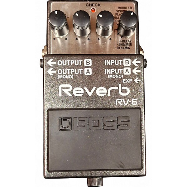 Used BOSS RV6 Digital Reverb Effect Pedal