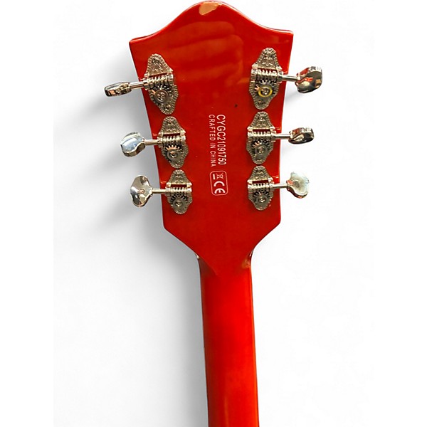 Used Gretsch Guitars G5427T Trans Orange Hollow Body Electric Guitar