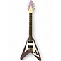 Used Epiphone Kirk Hammett 1979 Flying V Purple Metallic Solid Body Electric Guitar thumbnail