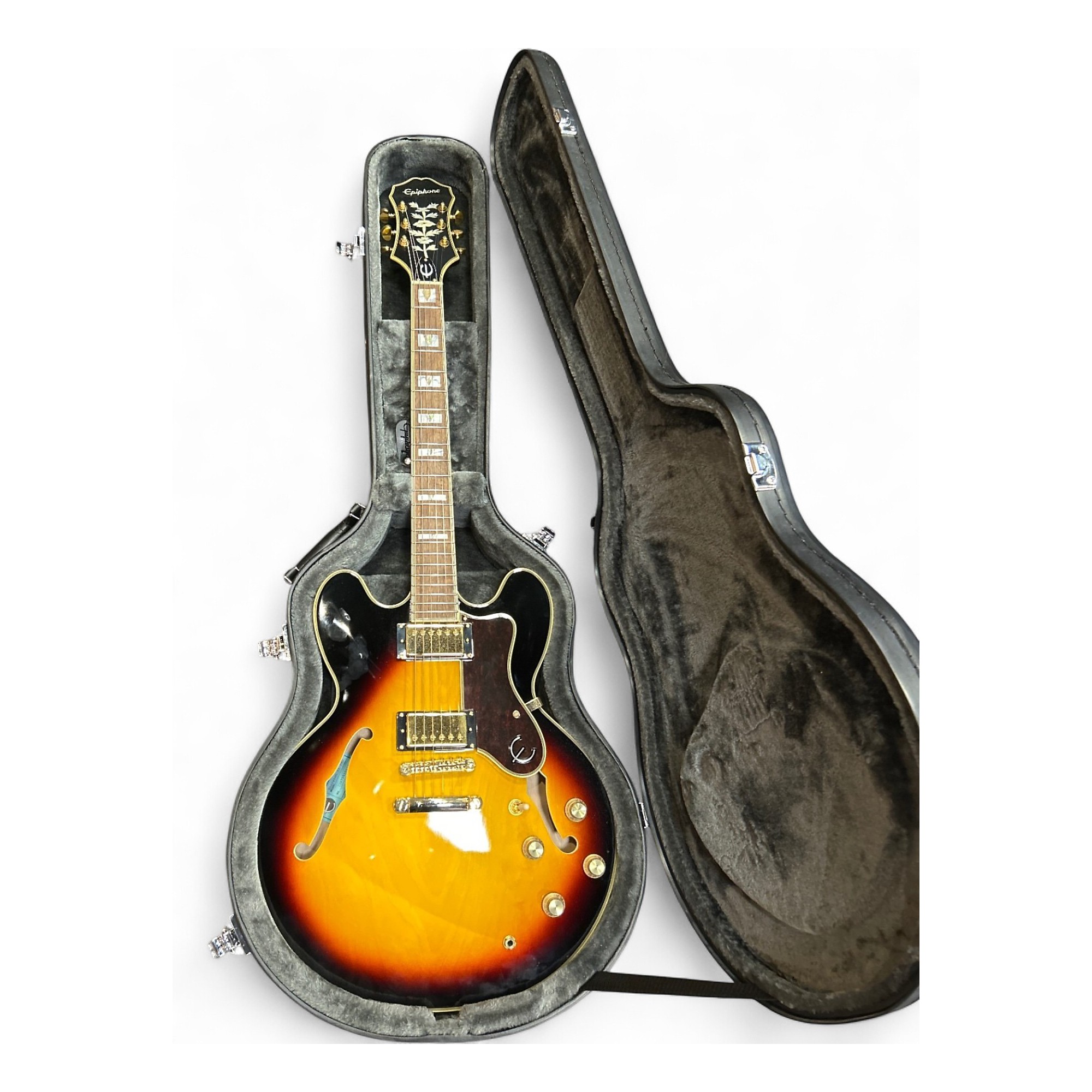 Used Epiphone Sheraton II Tobacco Sunburst Hollow Body Electric Guitar Tobacco  Sunburst