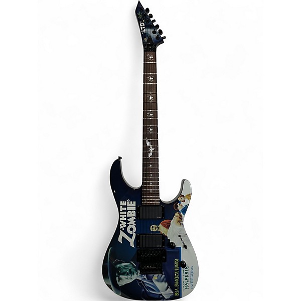 Used 2016 ESP LTD Kirk Hammett Signature White Zombie Custom