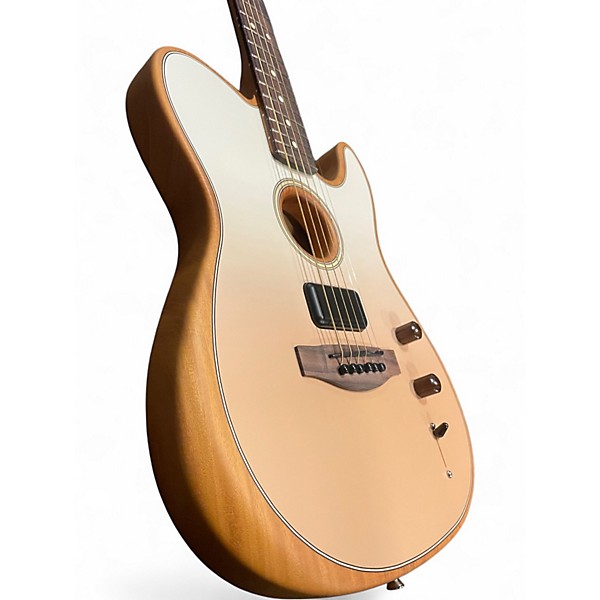 Used Fender FINNEAS Signature Acoustasonic Telecaster Cappuccino Fade Acoustic Guitar