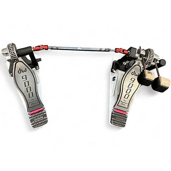 Used DW 9000 Series Double Double Bass Drum Pedal