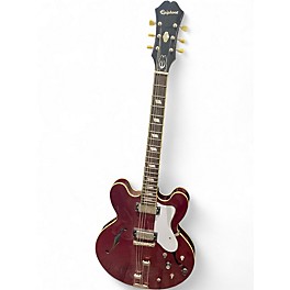 Used Epiphone Riviera Candy Apple Red Hollow Body Electric Guitar