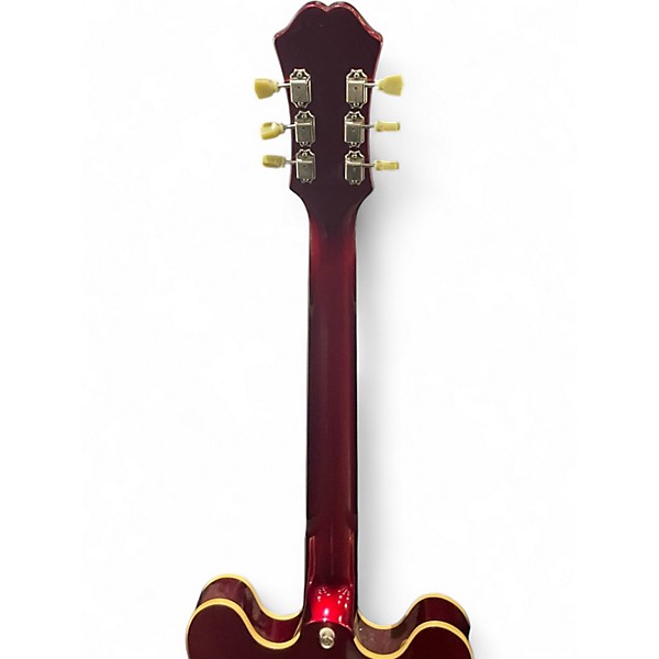 Used Epiphone Riviera Candy Apple Red Hollow Body Electric Guitar