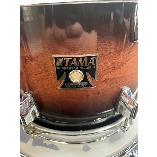 Used TAMA 4 Piece SUPERSTAR CLASSIC MAHOGANY BURST Drum Kit