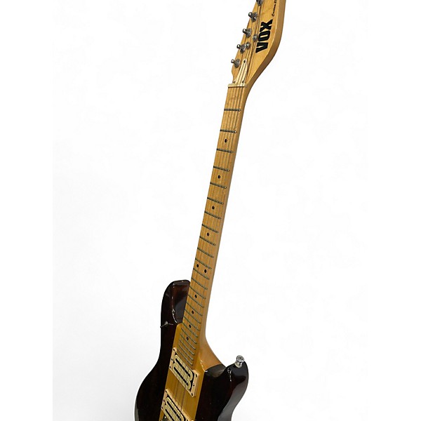 Vintage 1980s VOX CUSTOM 25 Natural Solid Body Electric Guitar