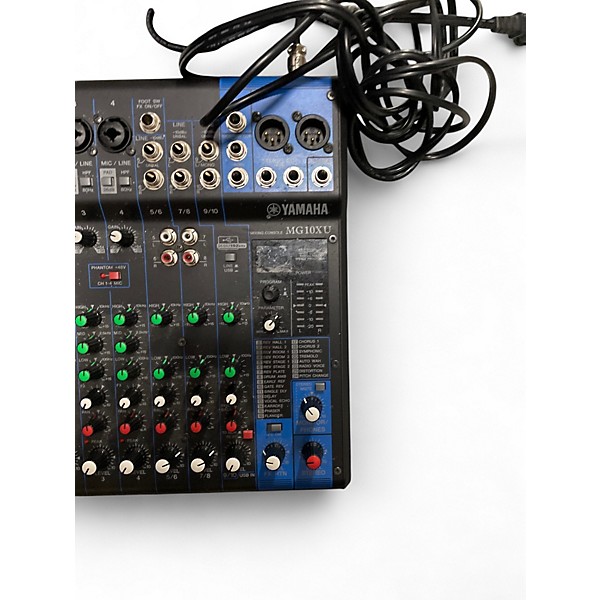 Used Yamaha MG10XU 10 Channel Mixer with Effects Unpowered Mixer